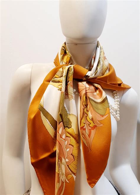 Cathy Latham, Tahiti Hermes Scarf For Sale at 1stDibs | cathy latham ...