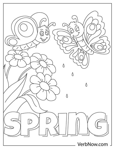 Free Printable Spring Coloring Pages For Kids