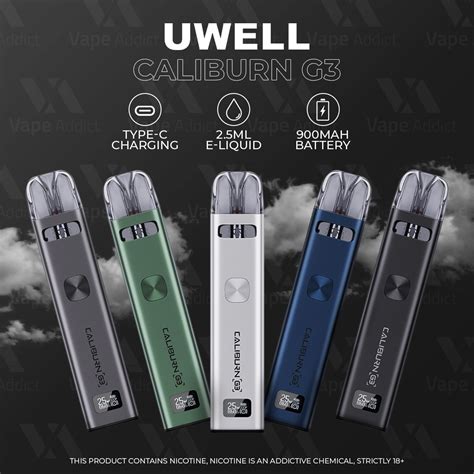 UWELL CALIBURN G3 POD KIT – VapeWorld