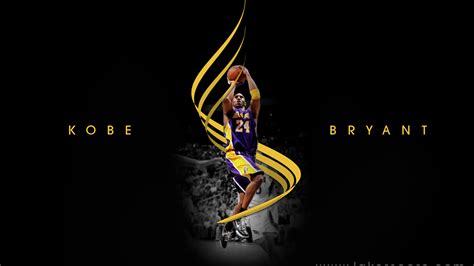 Kobe Bryant With Lakers Sports Dress In Black Background HD Lakers ...