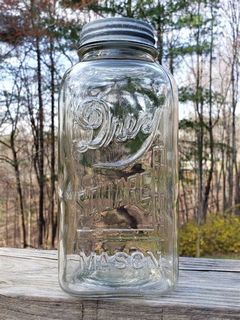 Drey Square Half Gallon Mason Jar | Etsy | Gallon mason jars, Half gallon mason jars, Mason jars