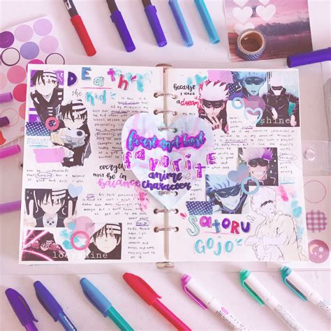 First and last favorite anime character | Sketchbook journaling, Bullet ...