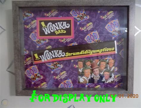 Willy Wonka & Chocolate Factory Replica Scrumdiddlyumptious Bar ...