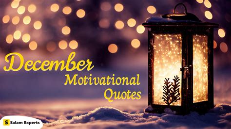 50 December Motivational Quotes on Achieving Success in Life