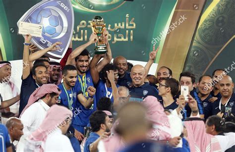 Alhilal Players Celebrate Winning Saudi Cup Editorial Stock Photo ...