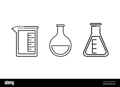 Science Beaker Clipart Black And White