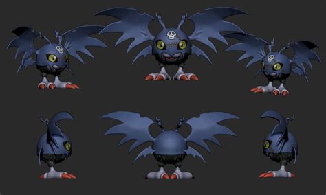 Digimon - Myotismon Evolution Line 3D model 3D printable | CGTrader