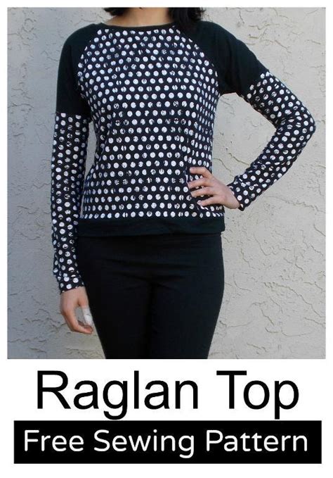 Free Sewing Pattern: Raglan Top – Long Sleeves | I Sew Free