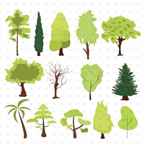 Vector Trees Illustrations | Architecture | Studio Alternativi