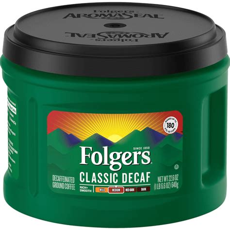 Folgers Classic Decaf Ground Coffee | Buehler's