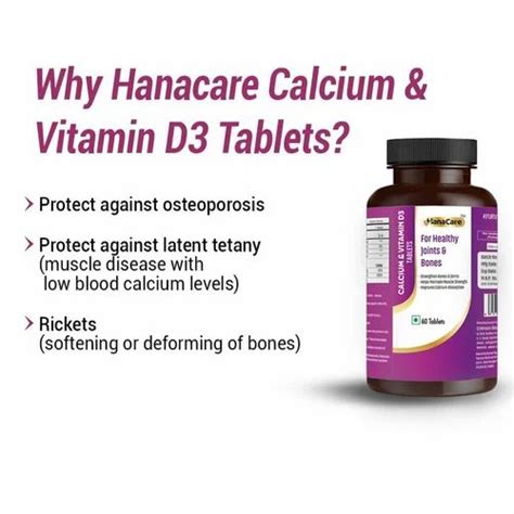 Calcium And Vitamin D3 Tablets at ₹ 399/box | Suburban | Mumbai | ID: 2850363204062