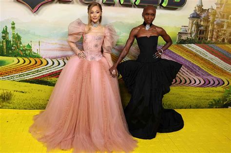 Ariana Grande and Cynthia Erivo Continue Method Dressing at 'Wicked' L.A. Premiere