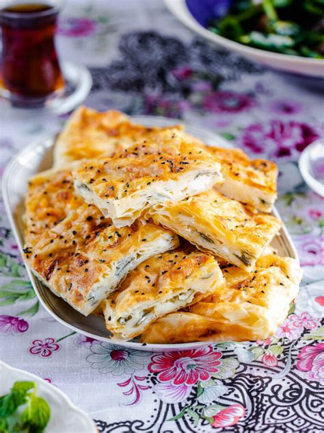 Turkish tray börek with cheese | Recipe | A kitchen in Istanbul