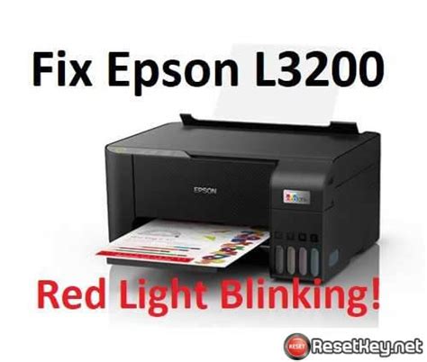 Epson L3200 Printer Not Working: Fix the Red Light Blinking Error | Wic ...