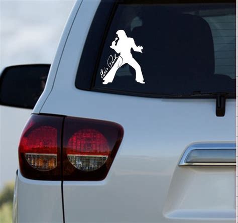 Elvis Car Decal Car Decal Elvis Presley Car Sticker Bumper | Etsy