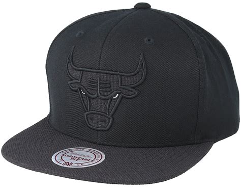 Chicago Bulls Full Dollar Black Snapback - Mitchell & Ness caps ...