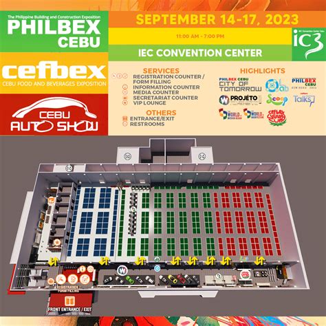 IEC CONVENTION CENTER CEBU VENUE MAP | CAS