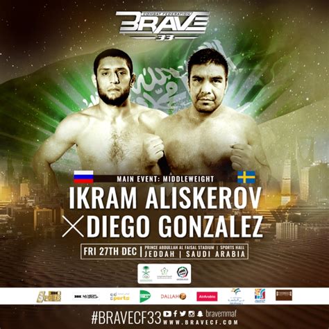 Russia’s Ikram Aliskerov earns 6th BRAVE CF win, knocks out Sweden’s Diego Gonzalez at ‘BRAVE CF ...