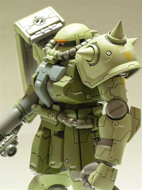 Custom Build: HGUC 1/144 Zaku II F2 [Detailed]