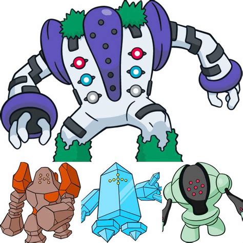 Shiny Regigigas, Regirock, Regice & Registeel Pokemon X, Y, Omega Ruby ...