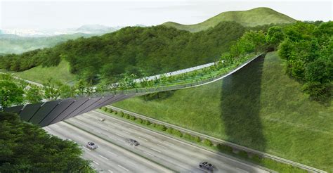Living green bridge keeps wildlife safe from a busy highway | Inhabitat - Green Design ...