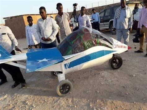 Somali teen constructs a fighter jet