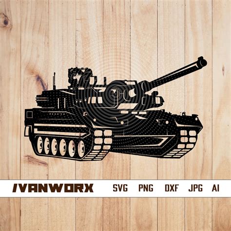 Army Tank Svg Military Tank Svg Military Vehicle Svg Tank Silhouette ...