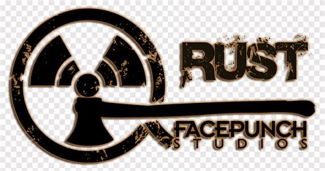 Rust Facepunch Studios Survival game Logo, roesttextuur, merk, computer lettertype png | PNGEgg