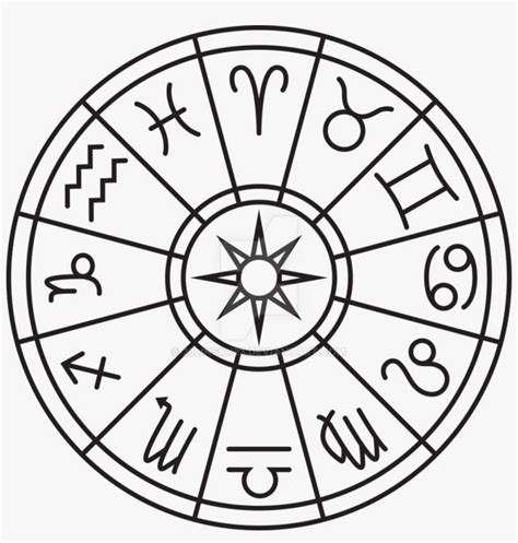 Drawn Zodiac Tumblr Transparent - Zodiac Circle Transparent PNG Image ...