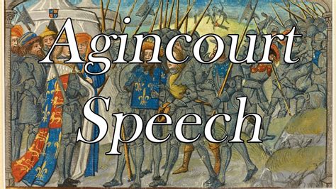 William Shakespeare's "Once more unto the breach" HENRY V speech Battle ...