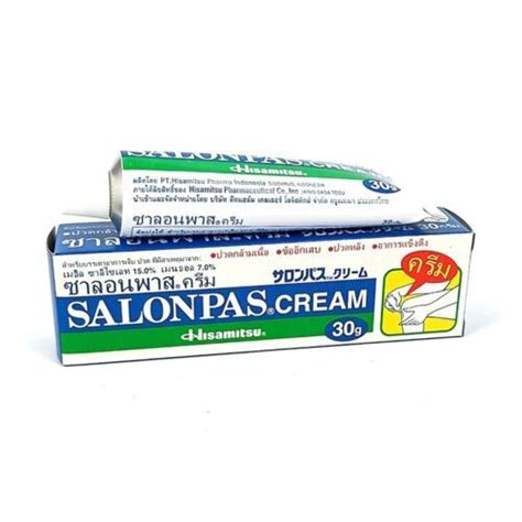 [WITH FREEBIES] SALONPAS CREAM RELIEF MUSCLE PAIN, NECK FATIGUE, SPRAIN, STRAIN, BACKACHE 30G BY ...