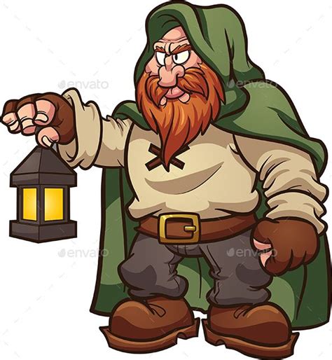 Cartoon Dwarf | Cartoon, Cartoon illustration, Fairy tales