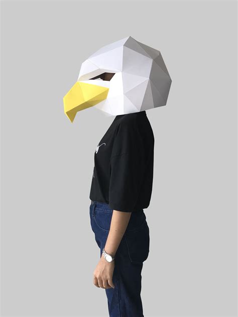 Bald Eagle Mask Template Paper Mask Papercraft Mask Masks - Etsy ...