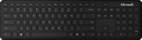 Microsoft Bluetooth Keyboard Black QSZ-00001 - Best Buy