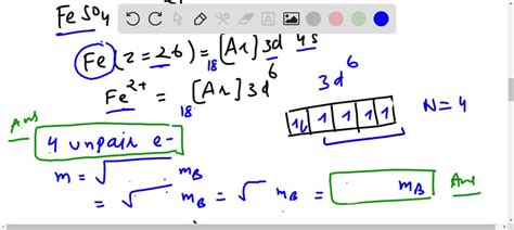 The spin only formula to calculate the magnetic momen… - SolvedLib