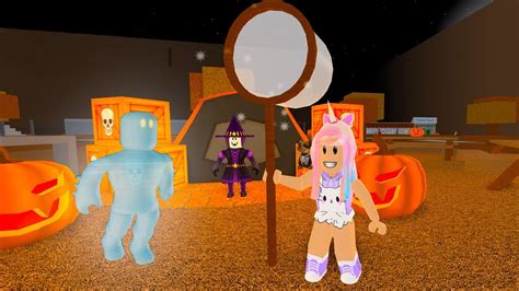 The Haunted House Obby Halloween Ghosts Roblox Youtube