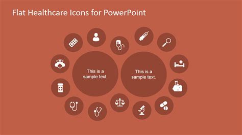 Flat Healthcare Icons for PowerPoint - SlideModel