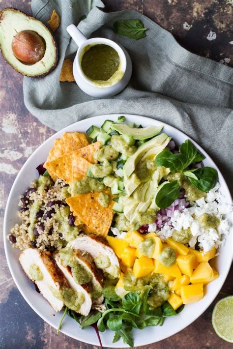 Mexican Inspired Mango Salad with Avocado Dressing - Ginger with Spice