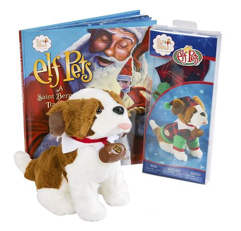 The Elf on the Shelf St. Bernard Puppy Playset - Walmart.com - Walmart.com