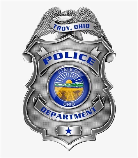 Police Badge Blank - State Of Ohio Police Badge - Free Transparent PNG Download - PNGkey