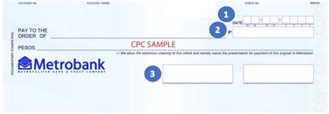 Important update on new check format requirements | Metrobank