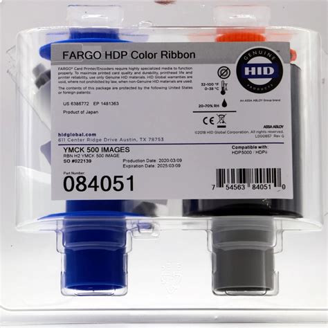 Fargo Hdp5000 Printer Ribbons | Fargo Hdp5000 Color Ribbon | Card Printer Ribbon - Printer ...