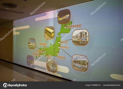 Airport Tokyo Narita Japan October 2023 Map Japan's Points Interest ...