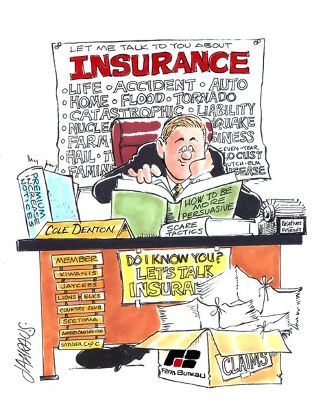 Insurance Cartoon | Funny Gift for Insurance Salesperson