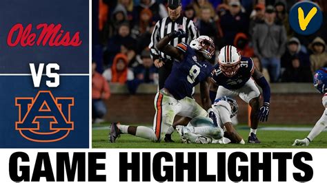 #10 Ole Miss vs #18 Auburn | College Football Highlights - YouTube