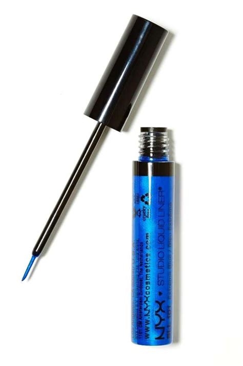 NYX Studio Liquid Eyeliner - Blue #EyelinerStyles | Liquid eyeliner ...