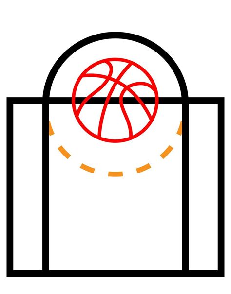 Decal #6240Basketball Free-throw Line wall decal. Perfect sport’s decal ...