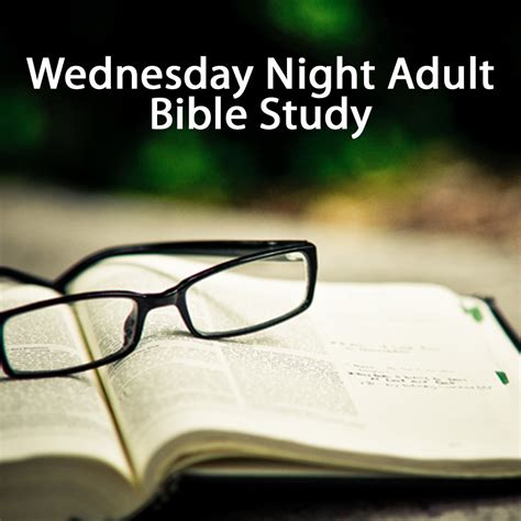 Upcoming Events | Wednesday Adult Bible Study