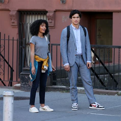 YARA SHAHIDI and Charles Melton on the Set of The Sun is Also a Star in Harlem 06/19/2018 ...