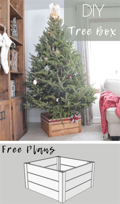 DIY Christmas Tree Stand | build a collapsible Christmas tree box with ...